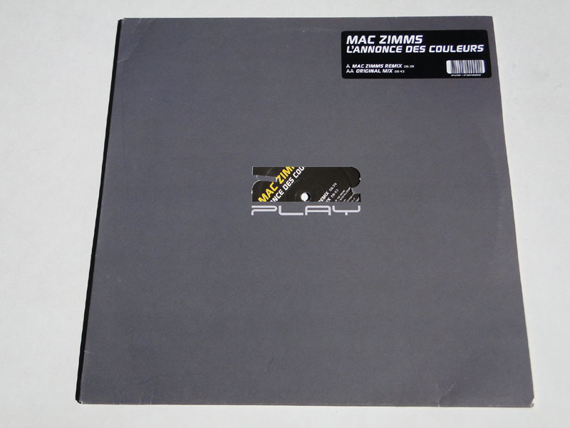 Mac Zimms - L'Annonce Des Couleurs 12''