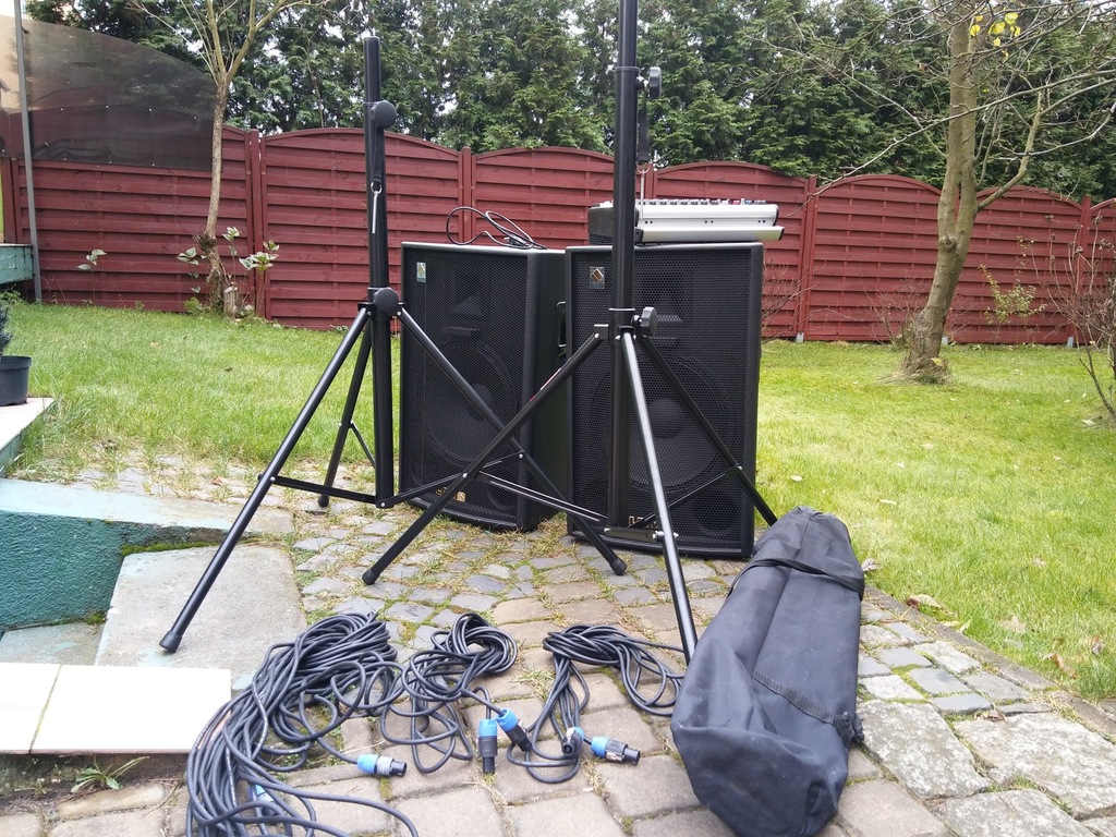 Kolumny LDM 300, Behringer 1000 - ZESTAW ESTRADOWY
