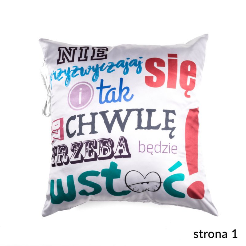 Baby Audio Poduszka - Nie przyzwyczajaj się