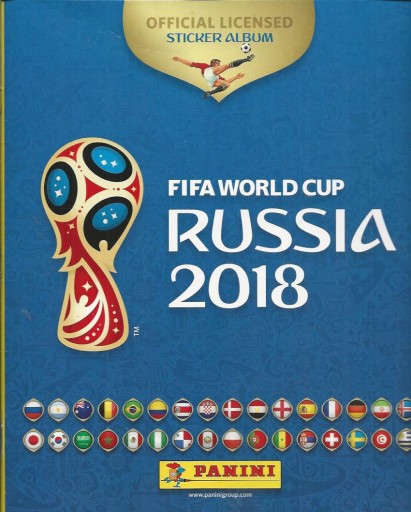 WORLD CUP 2018 KOMPLET 32 NAKLEJEK LOGO