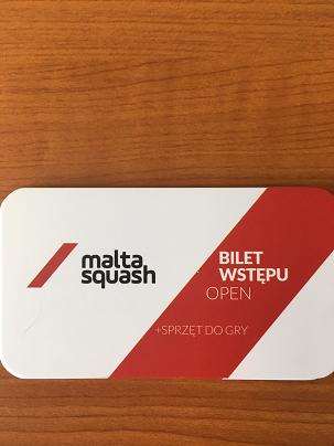 karnet na squash Malta squash Poznań