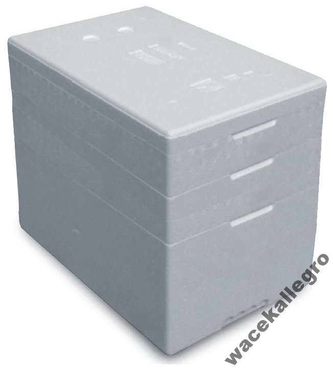 Lodówka styropianowa Termobox z 3 Ringami 68 L