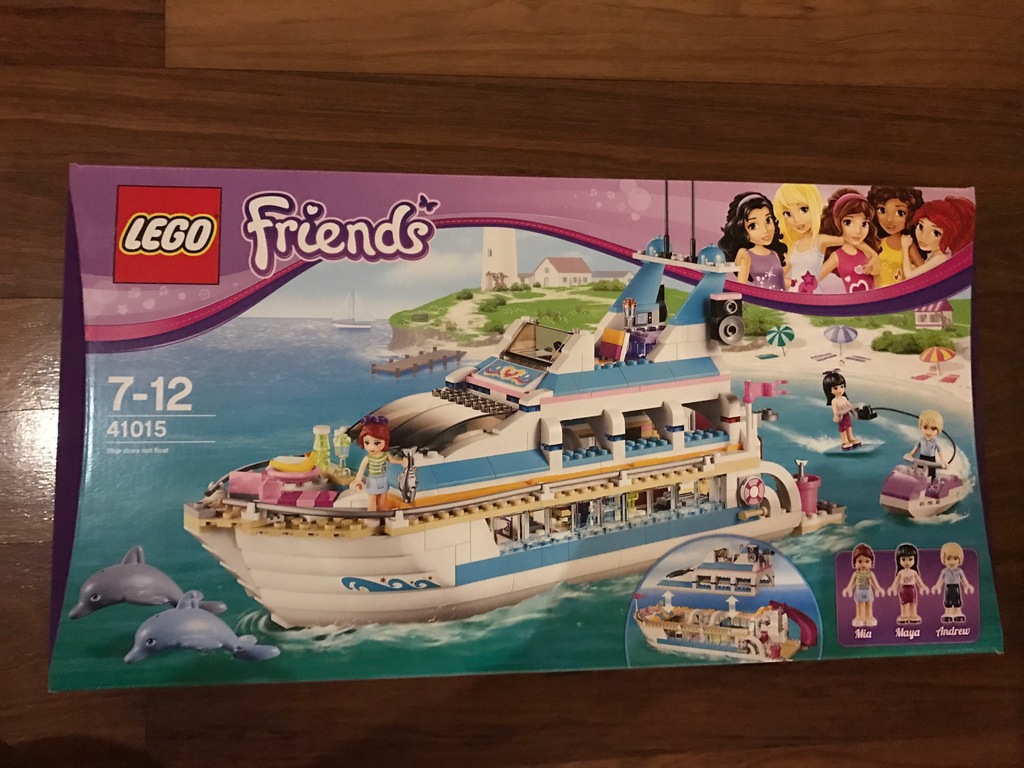 LEGO FRIENDS 41015 STATEK JACHT - 7108793601 - oficjalne archiwum Allegro
