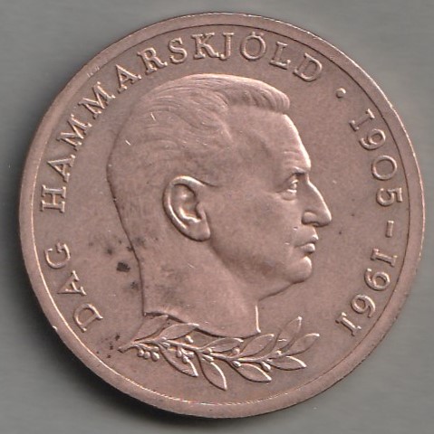 Dag Hammarskjold / sekretarz ONZ / 1962