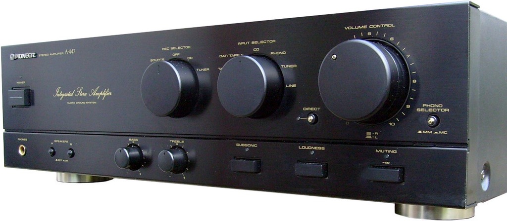 Wzmacniacz Pioneer A-447 Super mocny i zadbany