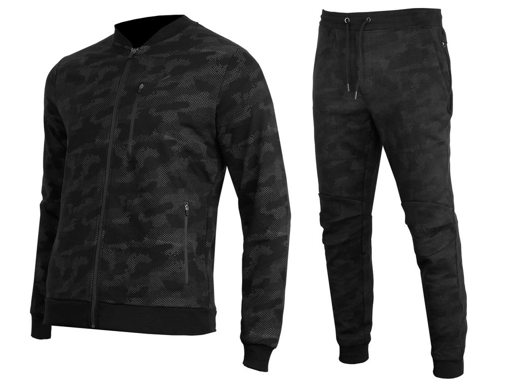 OTH 4F Dresy Męskie L18 Allover Bluza+Spodnie XL