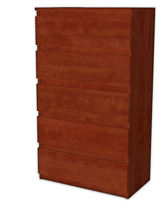 KOMODA ZAMBEZI 70 5 SZUFLAD KOLOR CALVADOS