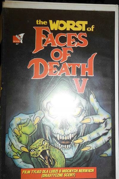 Oblicza śmierci 5 - VHS kaseta video
