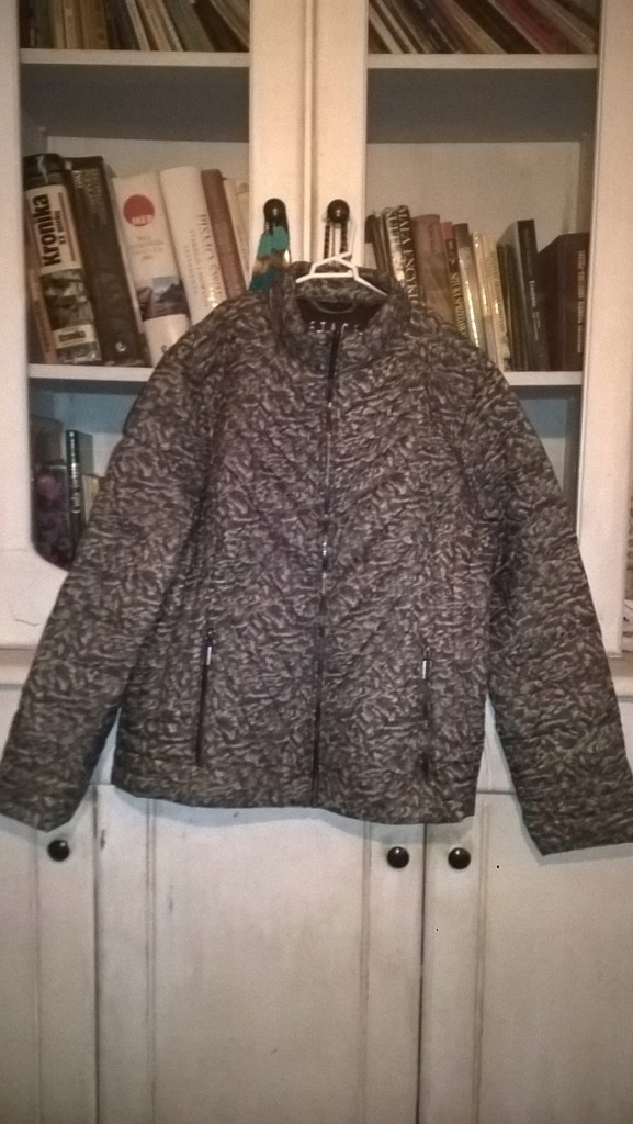 ETAGE DANISH ANIMAL PRINT LIGHT JACKET 90%DOWN 46