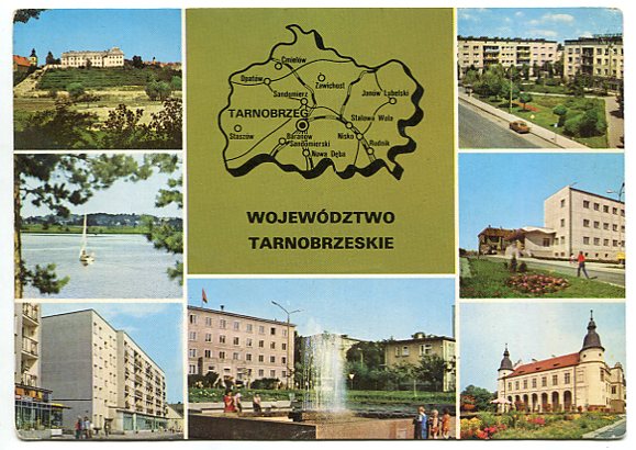 WOJEWÓDZTWO TARNOBRZESKIE :: mapka