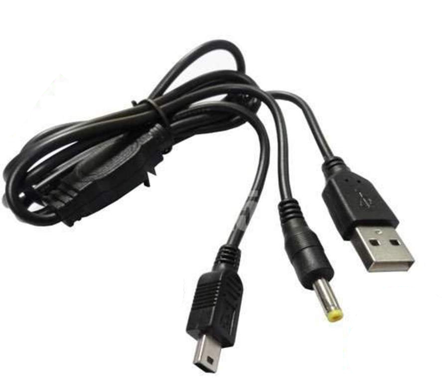 KABEL USB 2in1 ŁADOWANIE PSP i POŁĄCZENIE Z PC FV