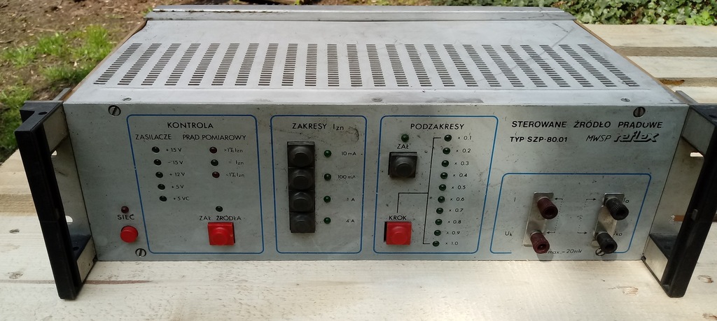 STEROWANE ŹRÓDŁO PRĄDOWE SZP-80.01 POLON REFLEX