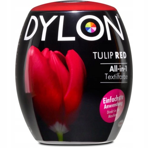 Dylon Farba Barwnik do tkanin Czerwony Tulip Red !