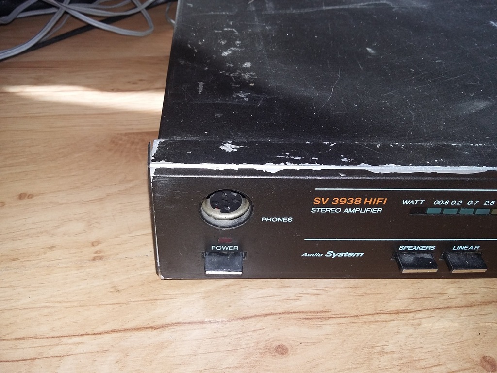 MOCNY WZMACNIACZ RFT SV 3938 HIFI VINTAGE DDR