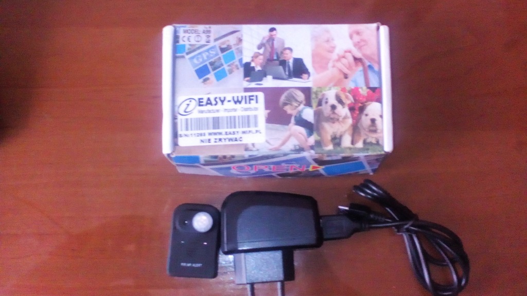 MINI KAMERA ALARM GSM PIR MP. RUCHU PODSŁUCH