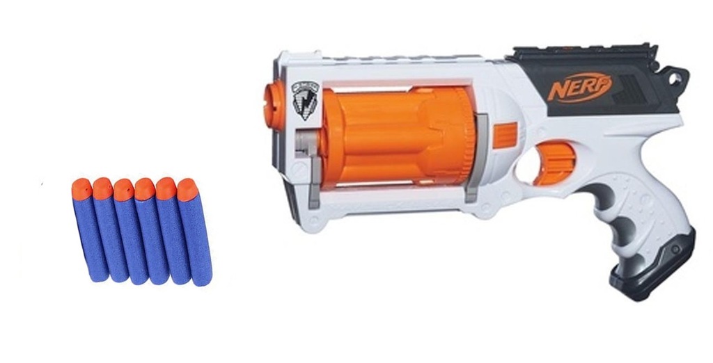 KARABIN PISTOLET NERF N-STRIKE MAVERICK REV -6