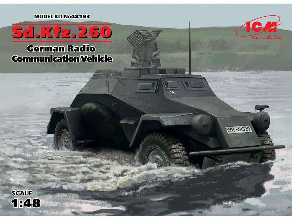 Pojazd łączności Sd.Kfz.260 model 48193 ICM TYCHY