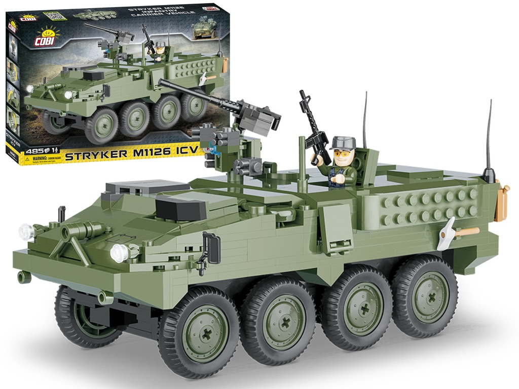 KLOCKI COBI WÓZ STRYKER M1126 ICV Small Army 485kl