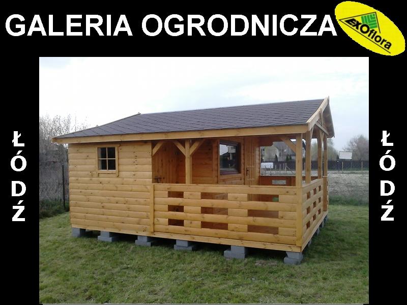 DOM DOMEK DREWNIANY LETNISKOWY OGRODOWY Sanok 5x5