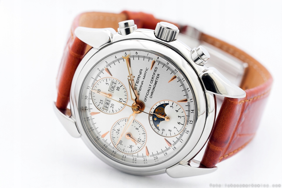 Eterna 1948 moonphase chronograph best sale