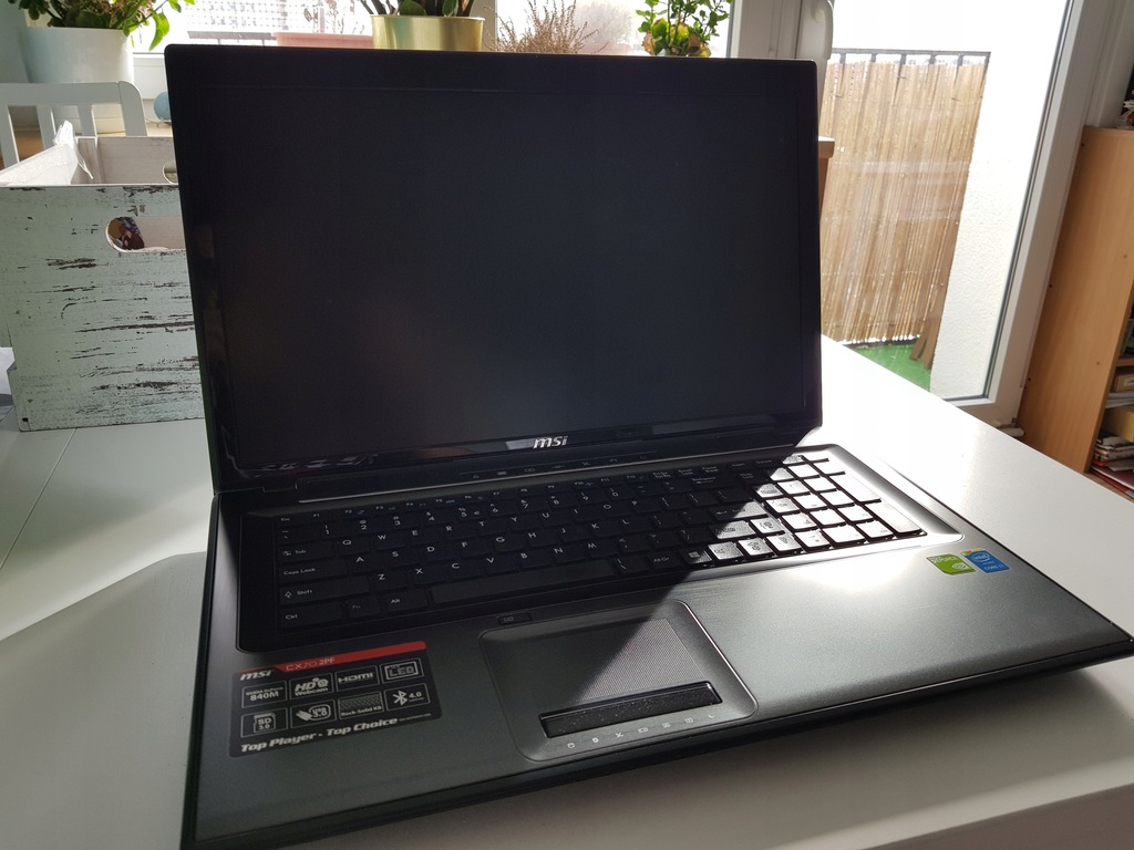 Msi CX70 2PF laptop i7 nvidia ssd intel 8gb