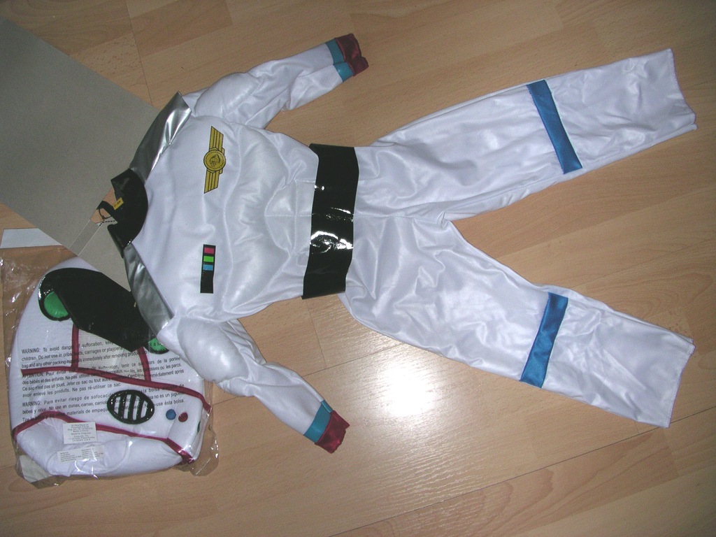 KOSMONAUTA kostium karnawał 86-92 cm 