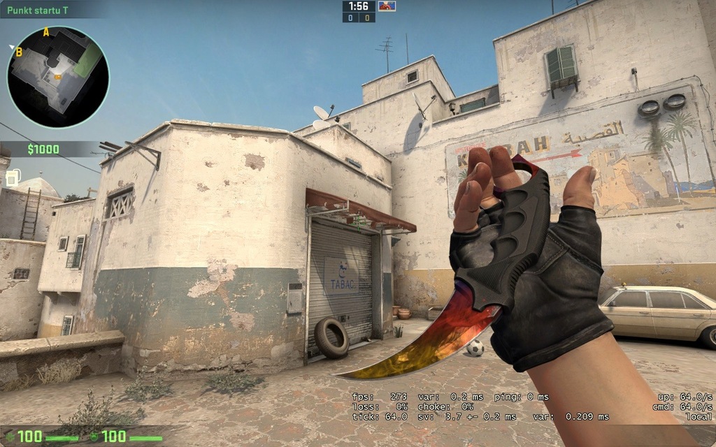 Karambit Marmurkowy gradient / Marble Fade