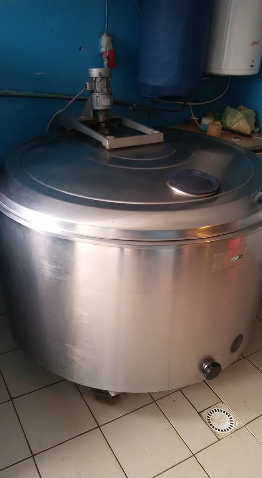 Zbiornik do mleka 800l ALFA LAVAL RFT, schładzalni