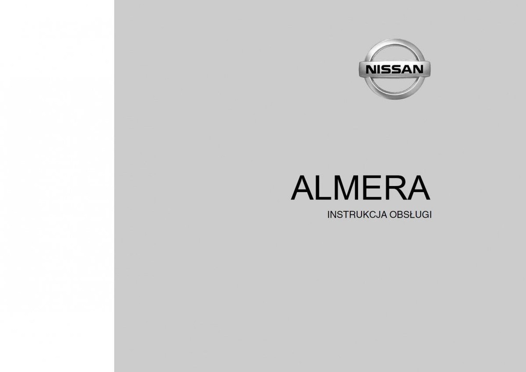 Nissan Almera N16 200006+Radio Instrukcja Obsługi