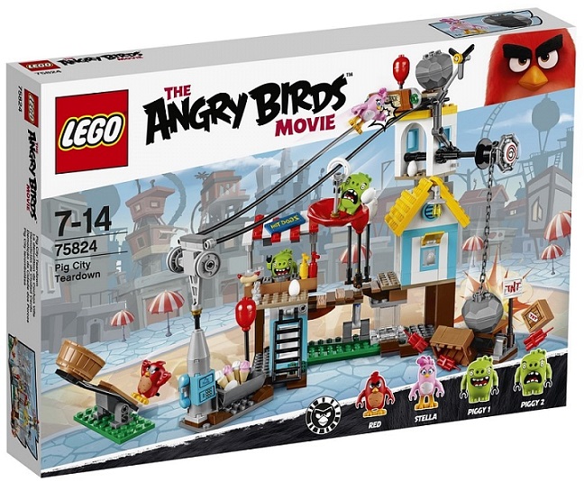 LEGO ANGRY BIRDS 75824 DEMOLKA W PIG CITY SKLEP