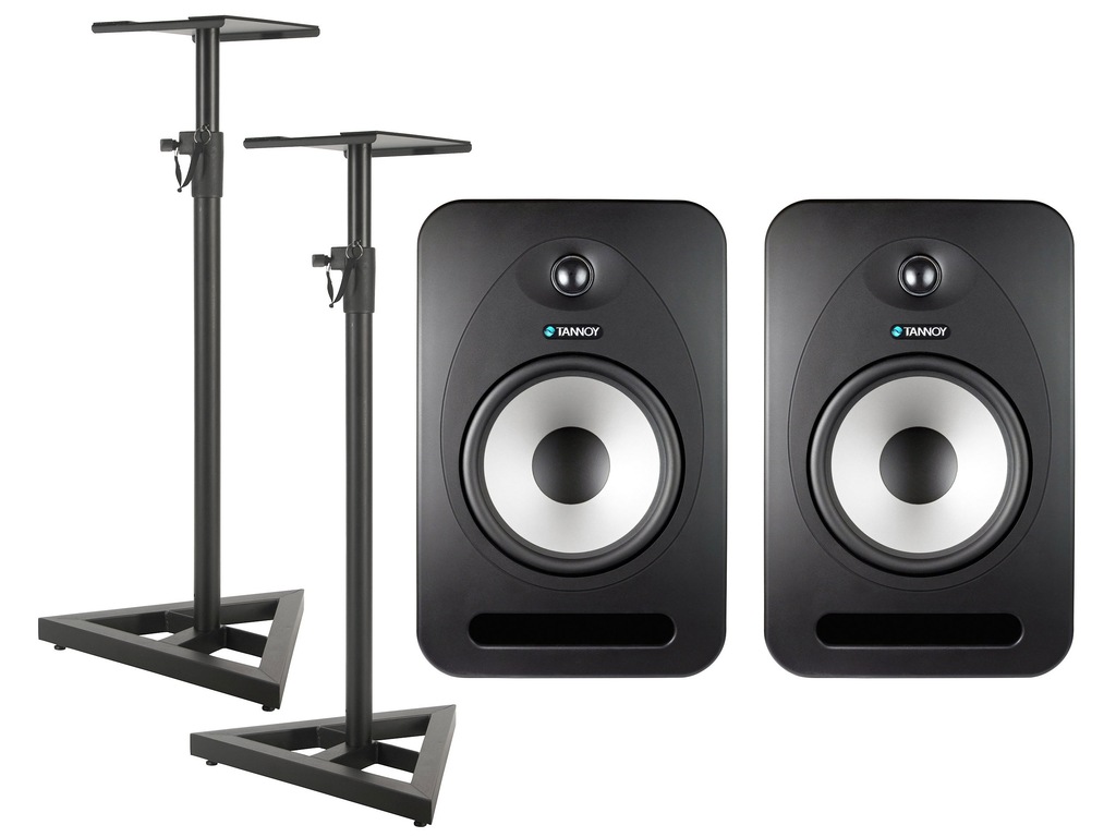 2x Tannoy Reveal 802 Monitory studyjne + Statywy
