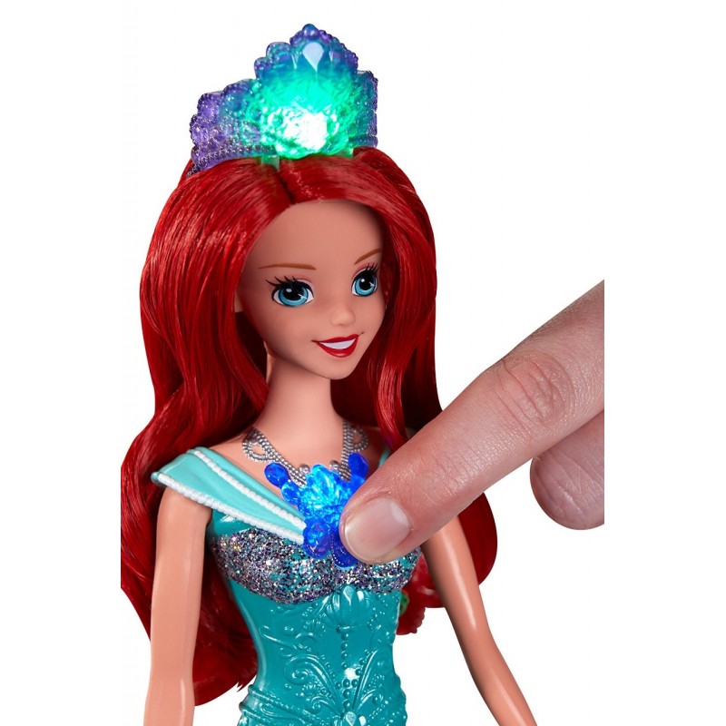 LALKA DISNEY MATTEL ARIEL ŚWIECĄCE KLEJNOTY BDJ25