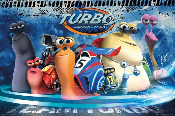 Turbo - Ślimak - Bajka - plakat 91,5x61 cm