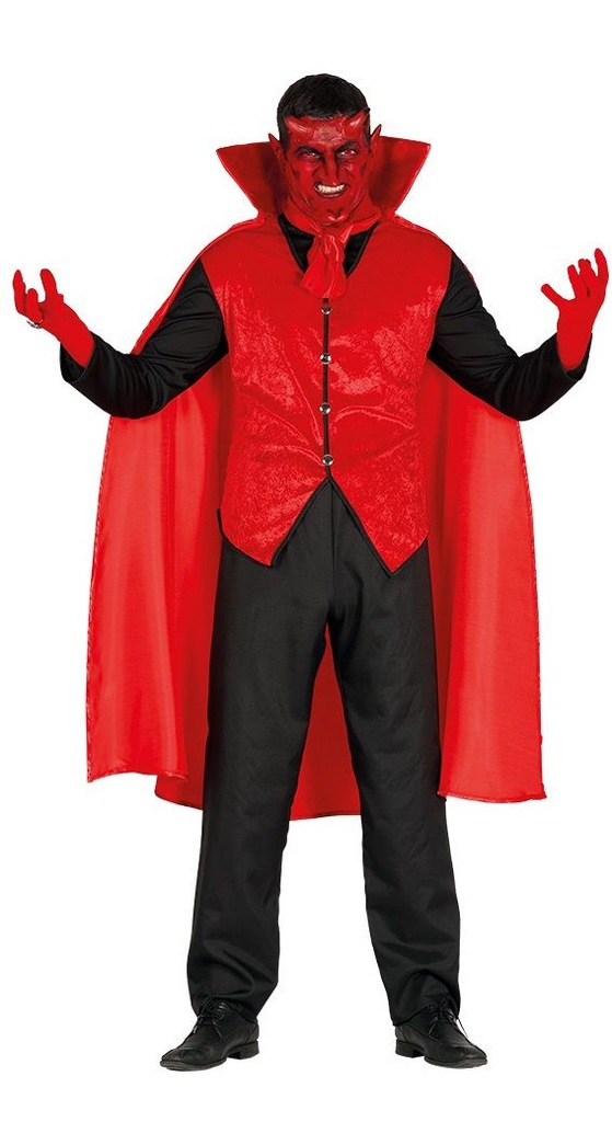 STRÓJ DIABEŁ HRABIA MEFISTO DEMON HALLOWEEN L 1016