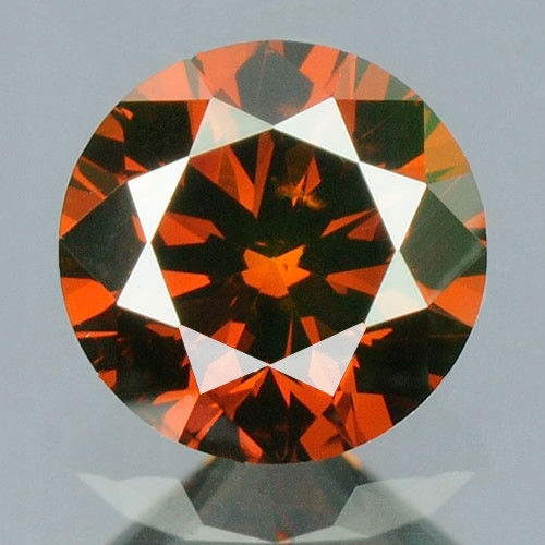 NATURALNY DIAMENT BRYLANT CZERWONY Red 0,16 CT