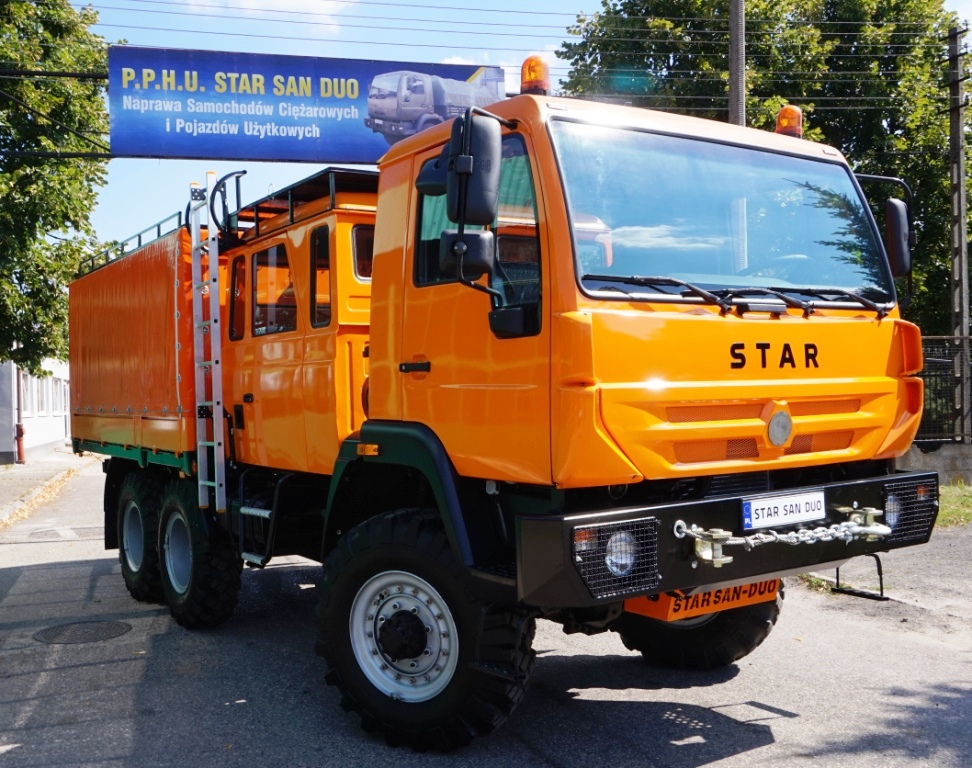 STAR MAN 266 M 6X6 BRYGADOWY 8 osobowy BRYGADÓWKA