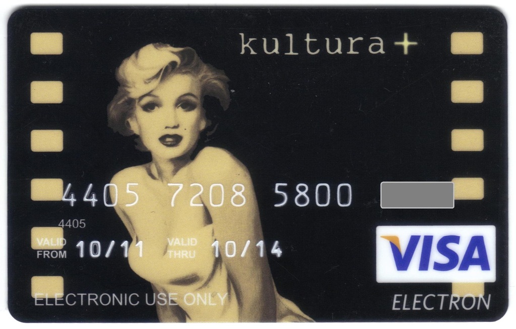 22 kart. bank CH PREPAID (z Marilyn Monroe) 12-10