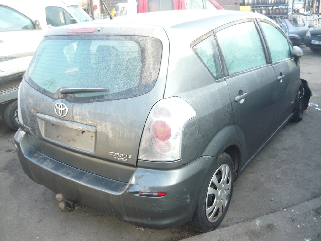 Zderzak Tył Tylny Toyota Corolla Verso II 7222299556