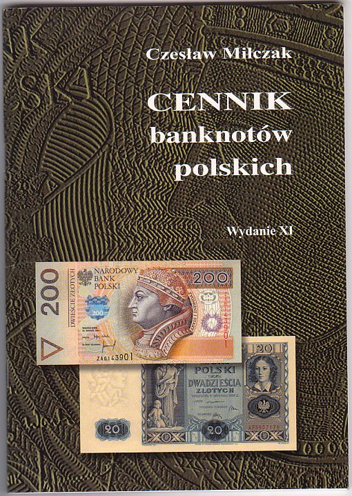 Miłczak, Cennik banknotów polskich wyd. XI 2014