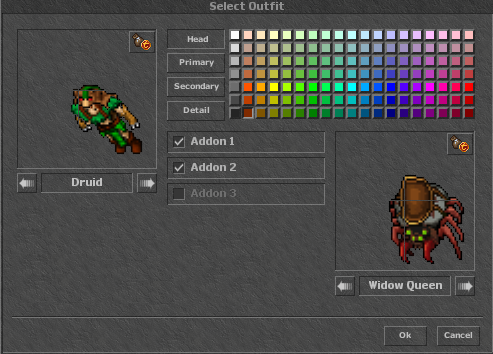 TIBIA HEXERA ED 200 LVL DRUID ADDON + FULL EQ 10KK