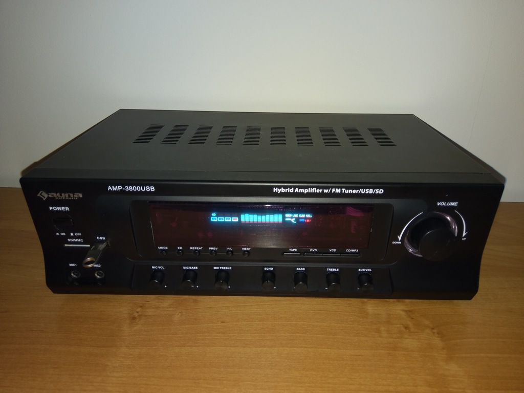 AUNA AMP-3800 USB Amplituner Wzmacniacz 5 Kanałów - 7085338053 ...