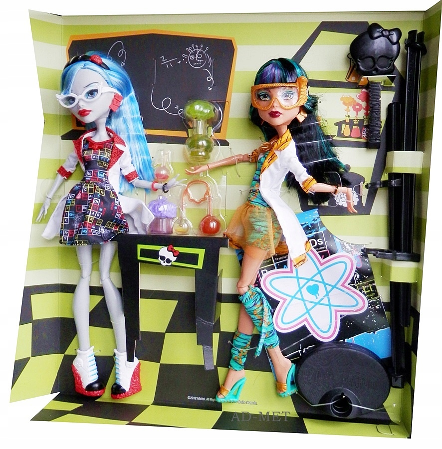 Monster High Lalka GHOULIA YELPS + CLEO de NILE
