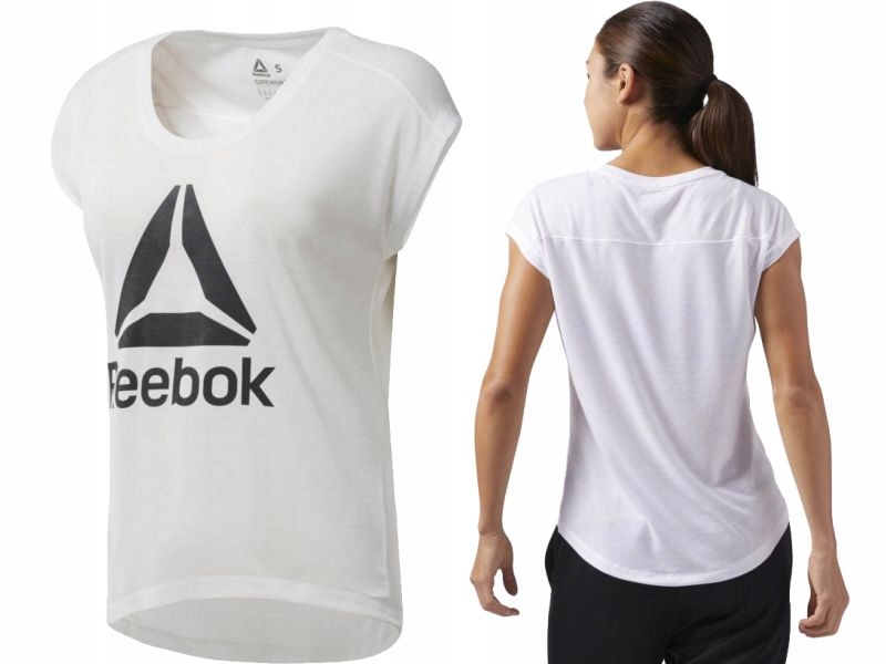 KOSZULKA DAMSKA T-SHIRT SPORTOWY FITNESS REEBOK S