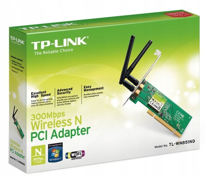 Pci wifi адаптер tp link tl wn851nd как настроить раздачу интернета