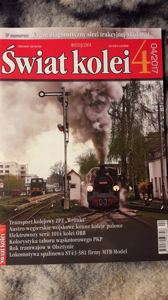 Świat kolei 4/2017 kolej tramwaj wąski tor PKP