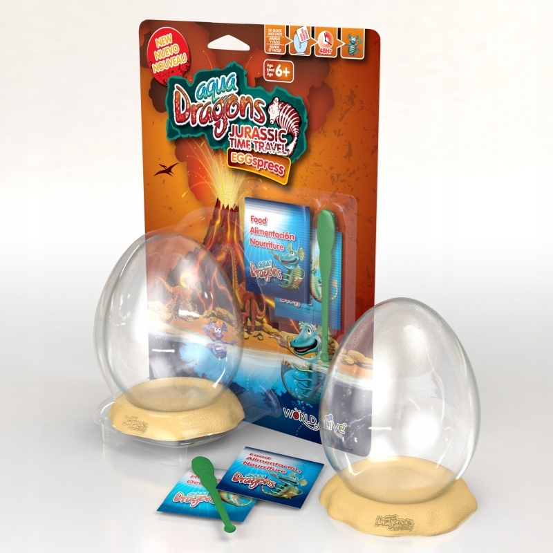 Aqua dragons wyhoduj smoka akwarium jajko zabawka