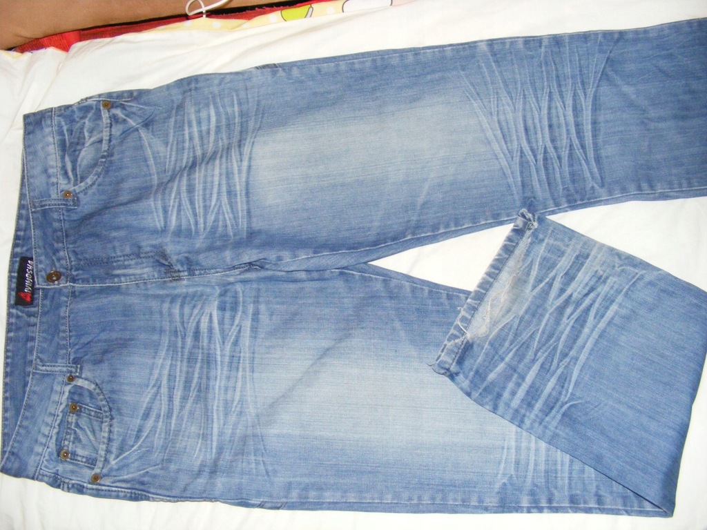 spodnie meskie AIYIMOSHA jeans rozm L/XL