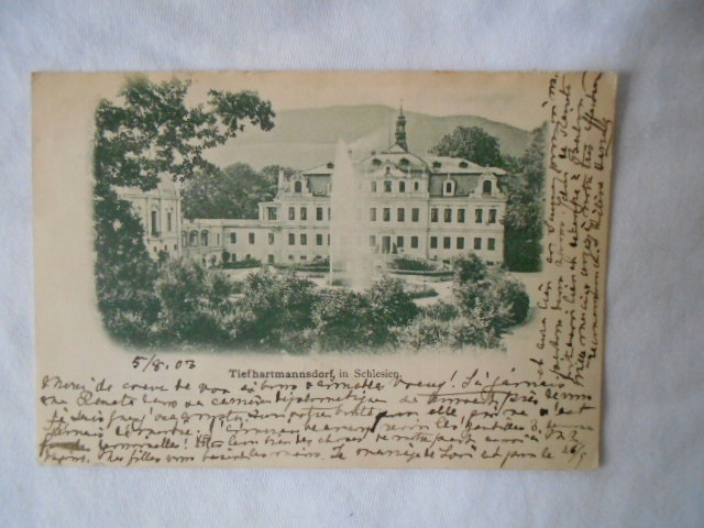 Podgórki.Tiefhartmannsdorf. Pałac.1908r. 346W