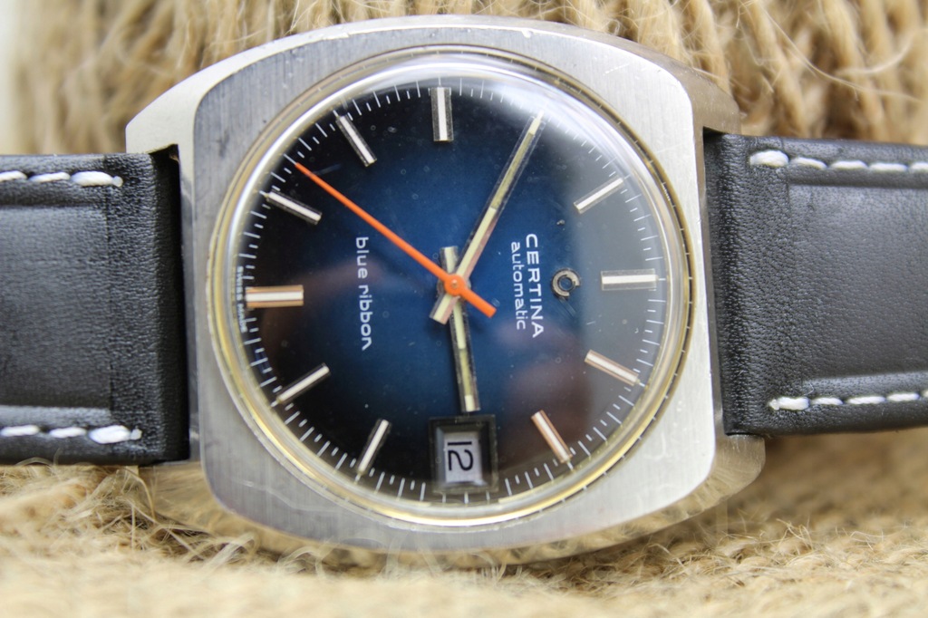 Zegarek CERTINA BLUE RIBBON vintage automatic BCM 7506769936 oficjalne archiwum Allegro