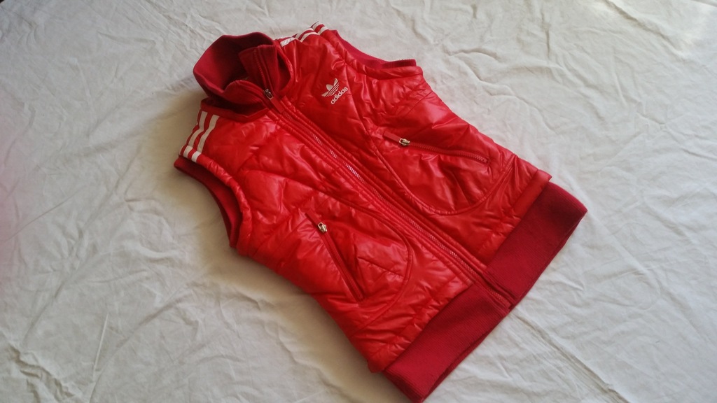 ADIDAS ___KAMIZELKA BEZRĘKAWNIK ___LOGO RED ___38